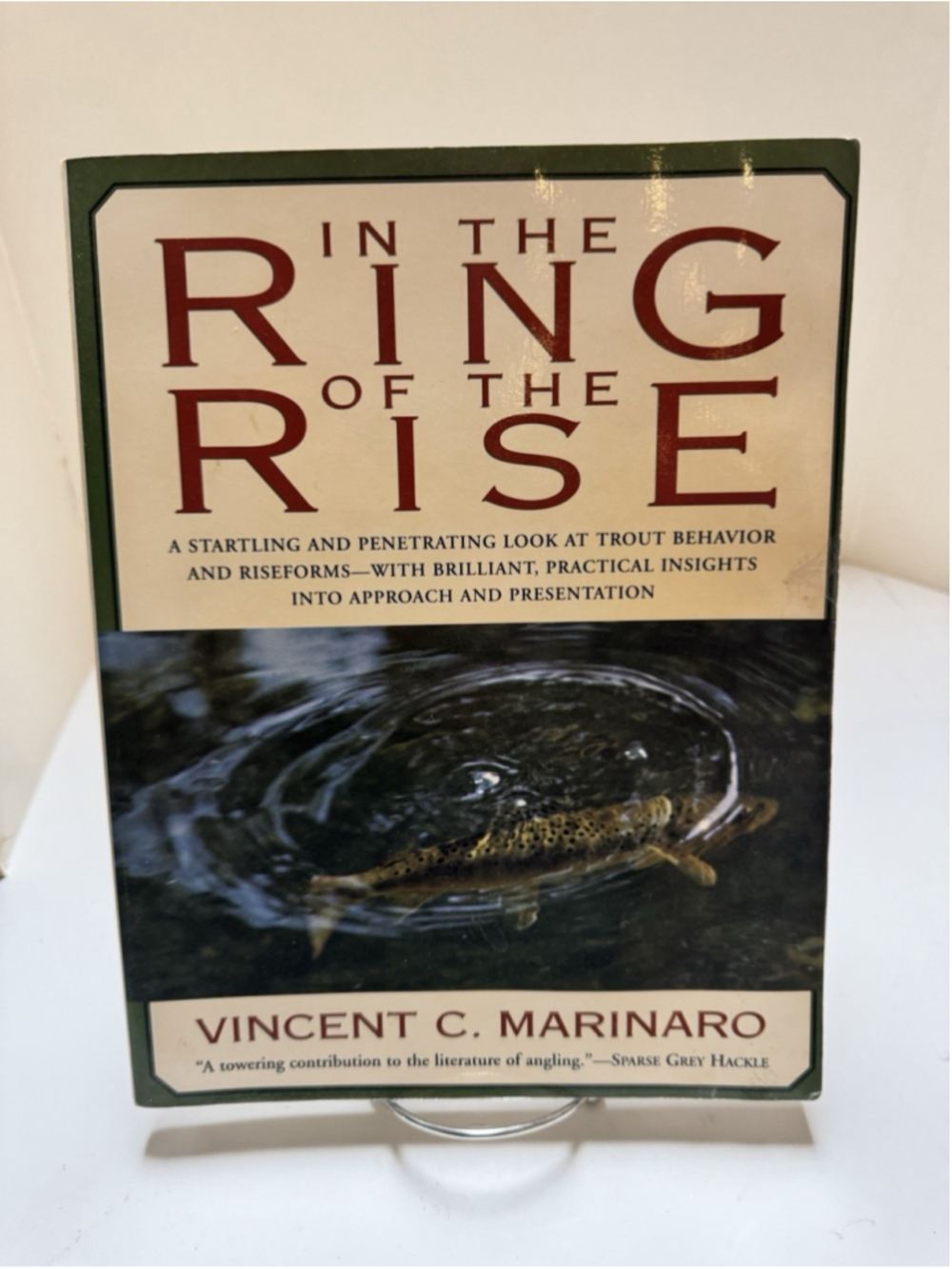 In The Ring Of The Rise, Trout Behavior By Vincent C Marinaro (1976, Paperback)